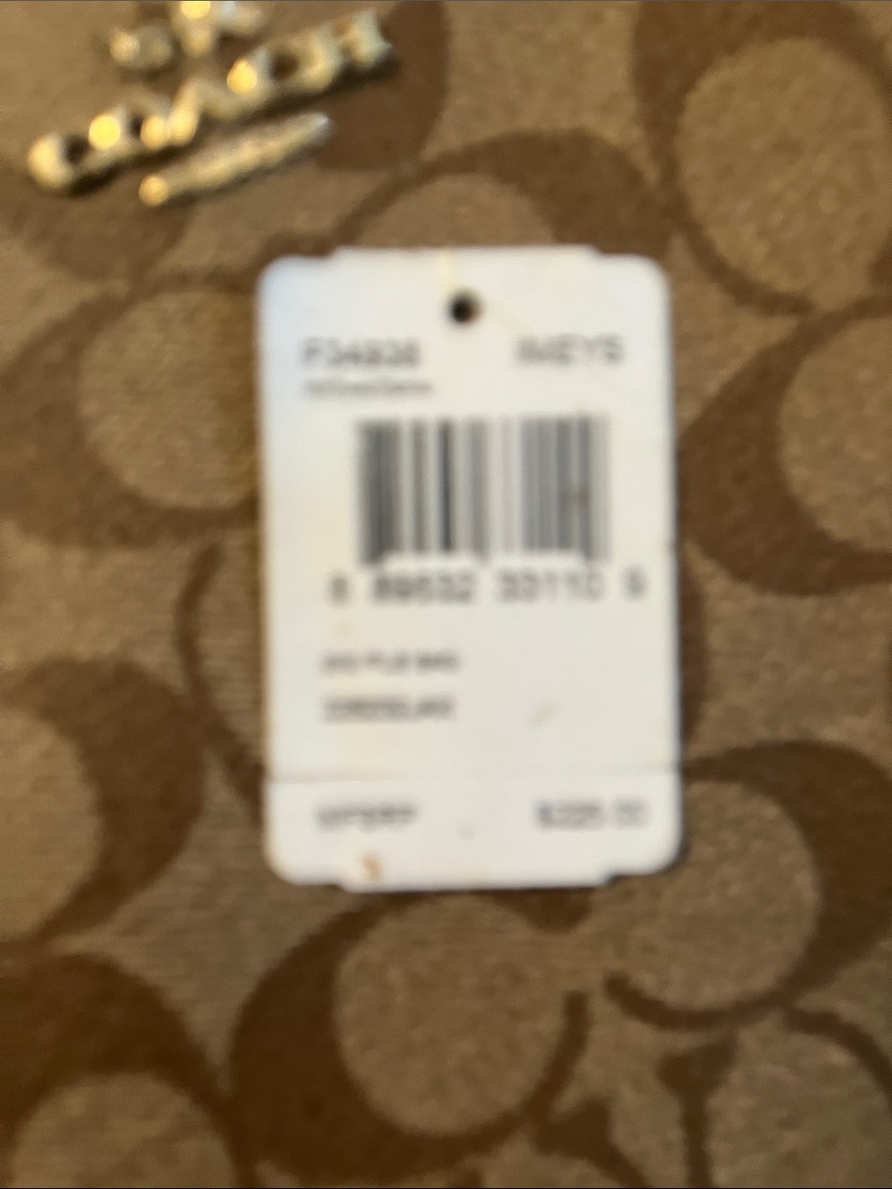 Coach Brown Signature Crossbody with Pink Trim like new - Picture 10 of 10